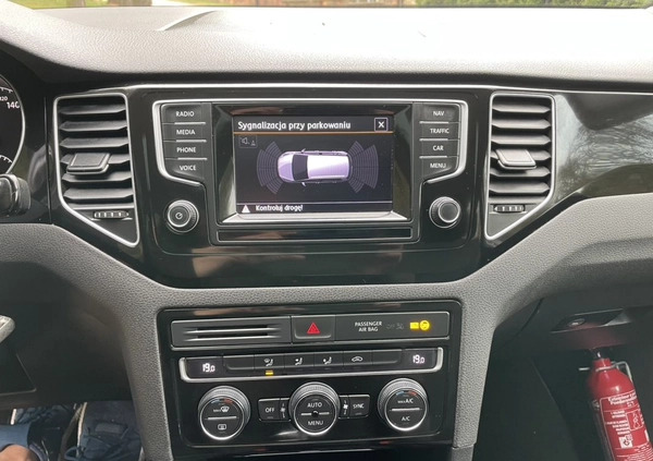 Volkswagen Golf Sportsvan cena 42900 przebieg: 186400, rok produkcji 2014 z Starachowice małe 191